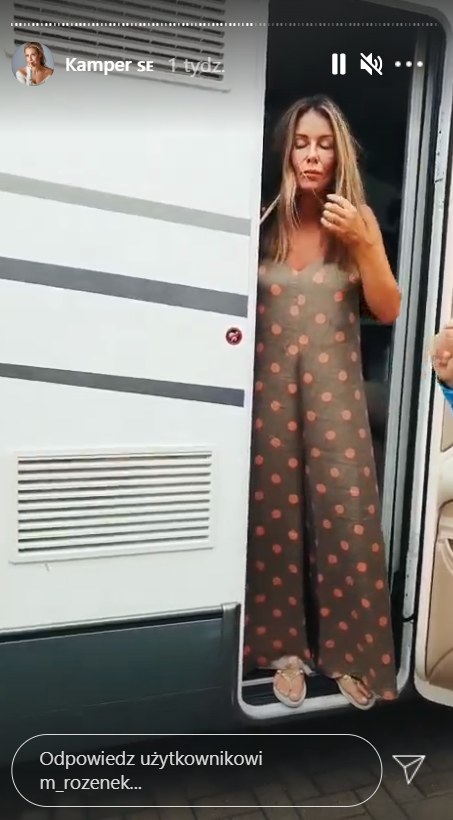 Rozenek-Majdan wyjechała z rodziną na wczasy kamperem    /https://www.instagram.com/m_rozenek/ /Instagram