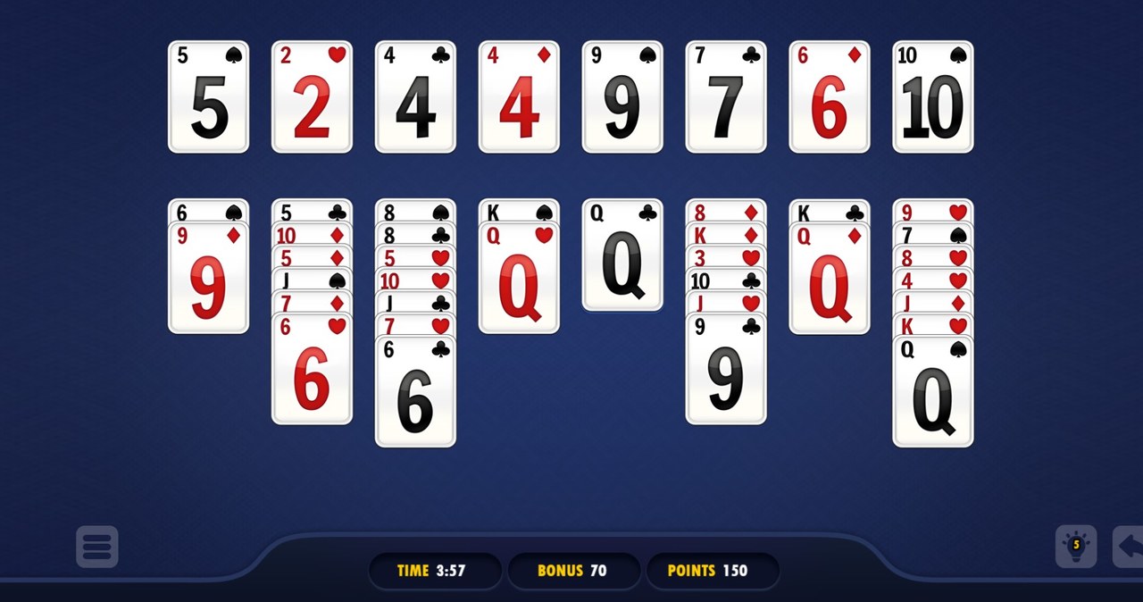 Freecell Solitaire Blue - Online Žaidimas