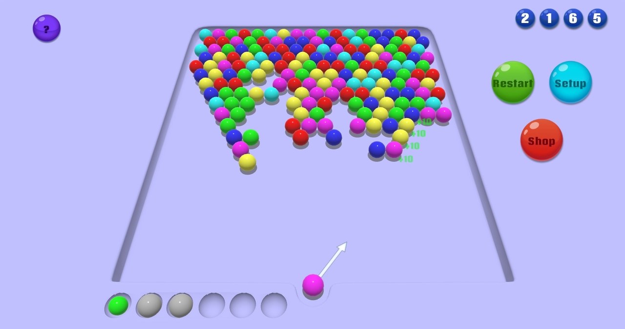 Rozgrywka gry online za darmo Kulki 3D /Click.pl