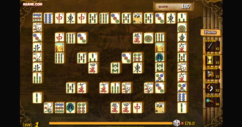 Rozgrywka gry online za darmo Mahjong Connect /Click.pl