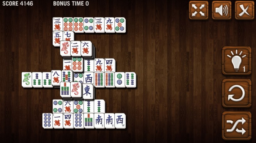 Rozgrywka gry online za darmo Mahjong Delux Plus /Click.pl