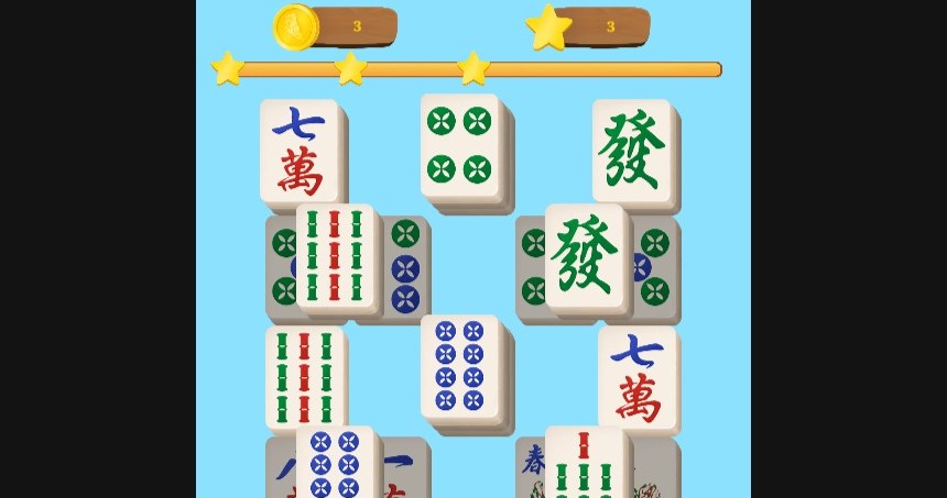Rozgrywka gry online za darmo Mahjong Relax /Click.pl