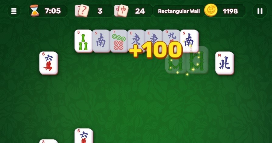 Rozgrywka gry online za darmo Solitaire Mahjong Classic 2 /Click.pl