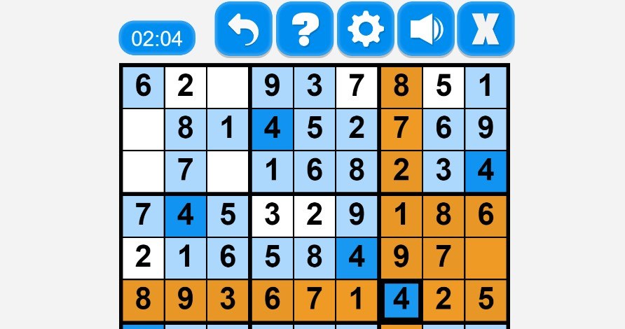 Rozgrywka gry online za darmo Ultimate Sudoku /Click.pl