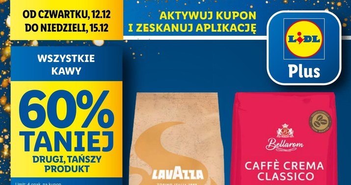 Rozgrzej zimowe poranki ulubioną kawą! Lidl kusi wyjątkową ofertą! /Lidl /INTERIA.PL