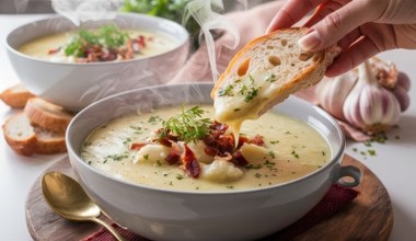 Rozgrzewająca zupa ziemniaczana. Ewa Wachowicz stawia na oryginalny dodatek