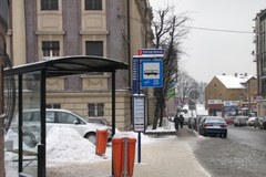 Rozkłady jazdy widmo na dworcu w Katowicach 