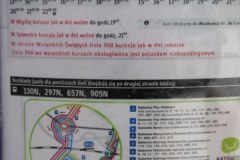 Rozkłady jazdy widmo na dworcu w Katowicach 