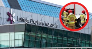 Rozległy pożar odpadów w pobliżu lotniska Chopina. Służby walczą z żywiołem