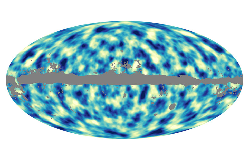 Rozmieszczenie ciemnej materii we wszechświecie (Fot. ESA) /materiały prasowe
