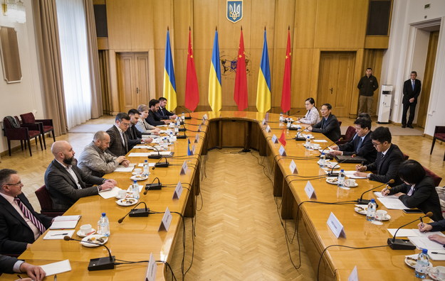 Rozmowy chińsko-ukraińskie /UKRAINIAN FOREIGN MINISTRY / HANDOUT /PAP/EPA