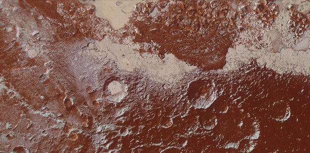 Róznorodność powierzchni Plutona / NASA/JHUAPL/SwRI /materiały prasowe