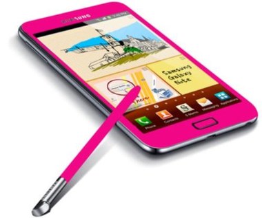 Różowy Samsung Galaxy Note