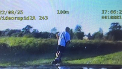 ​Rozpędzona hulajnoga, a za nią radiowóz. Szalony rajd 14-latka