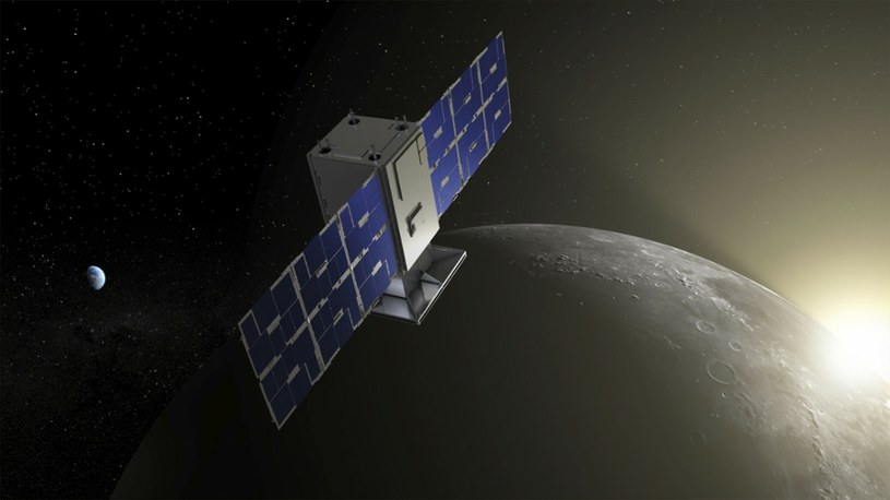 Rozpoczął się pierwszy etap misji księżycowej sondy "CAPSTONE"  / Sonda Capstone - wizualizacja NASA/Daniel Rutter /NASA