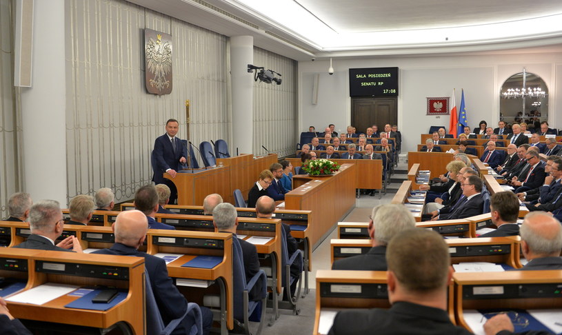 Rozpoczęcie posiedzenia Senatu /Marcin Obara /PAP