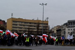 Rozpoczęła się manifestacja rolników z NSZZ "Solidarność"