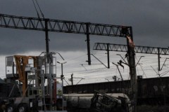 Rozpoczęło się sprzątanie po pożarze w Białymstoku