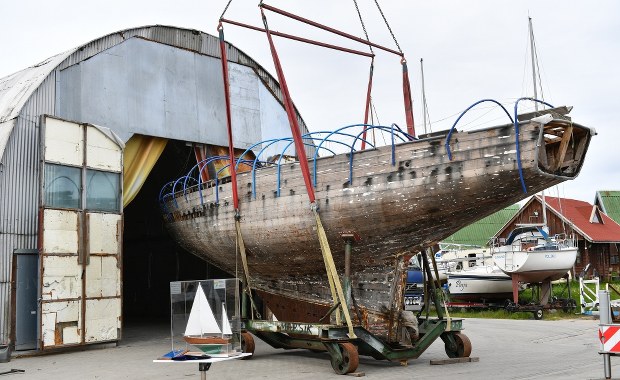 Rozpoczęto odbudowę jachtu należącego do Ryszarda Kuklińskiego