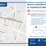 Rozpoczynają się remonty ulicy Kazimierza Wielkiego i Kobierzyńskiej