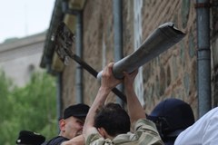 Rozruchy przed meczetem w Sofii