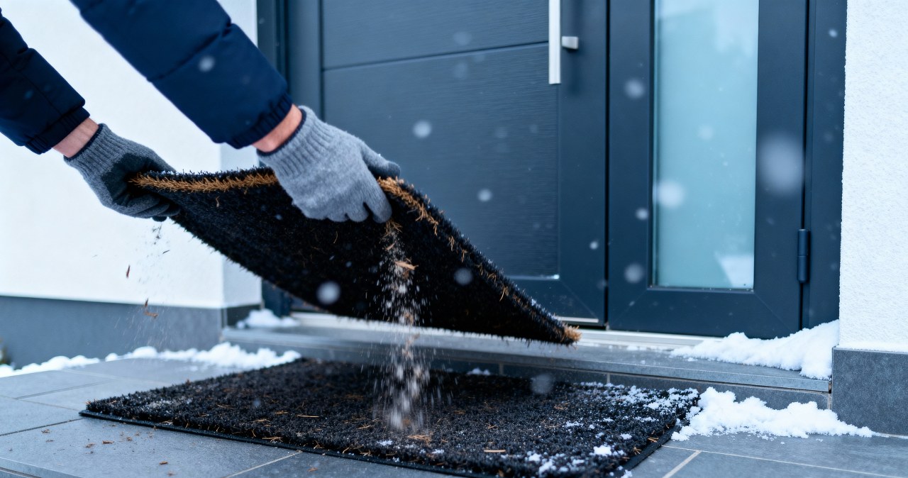 Rozsypanie soli pod wycieraczką według przesądów pomaga odgonić pecha. /Pixel