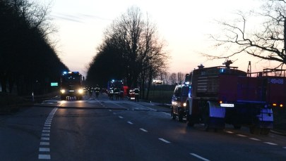 Rozszczelnienie gazociągu koło Słupska