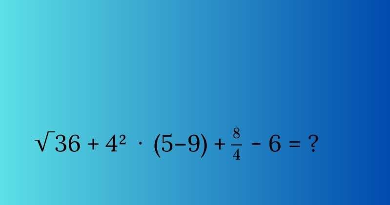Rozwiąż tę trudną zagadkę matematyczną. Zastosuj kolejność wykonywania działań. /INTERIA.PL