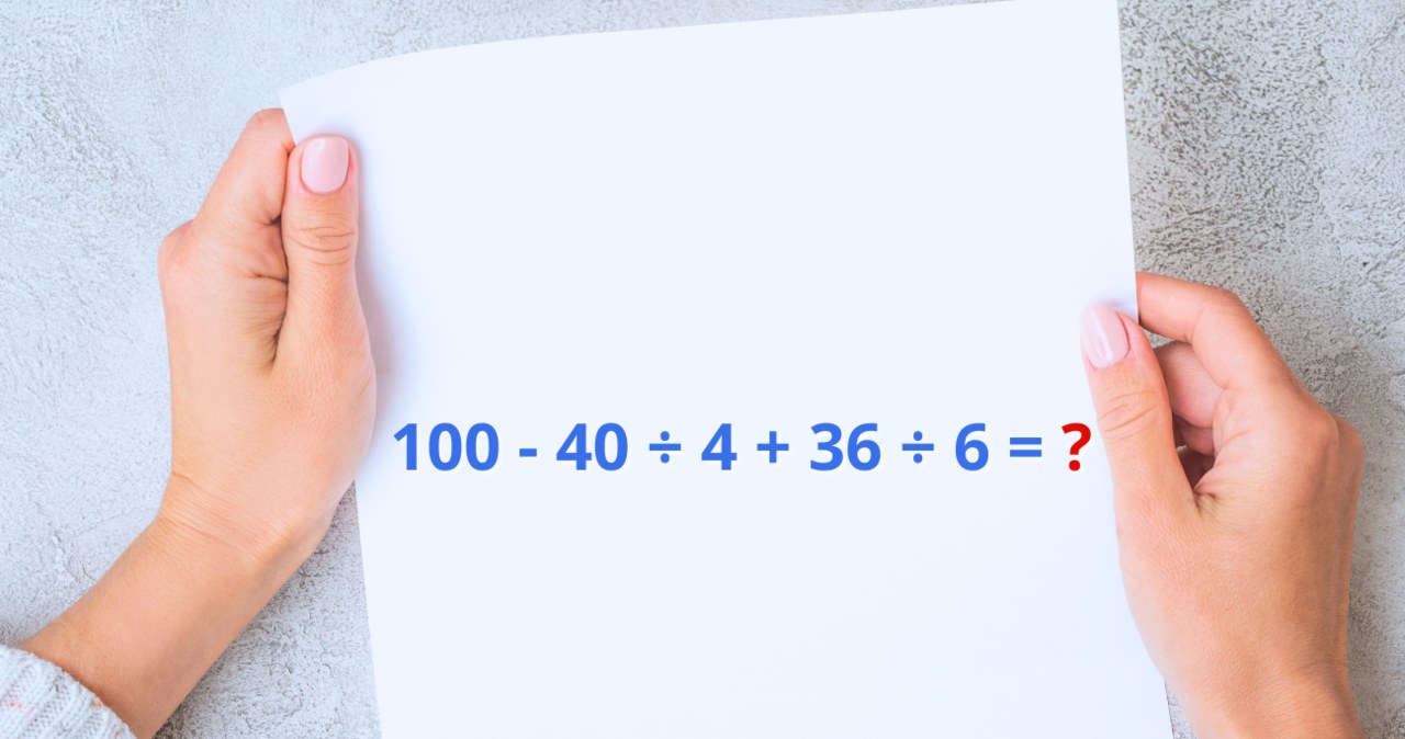 Rozwiąż zagadkę matematyczną w 10 sekund /Canva Pro