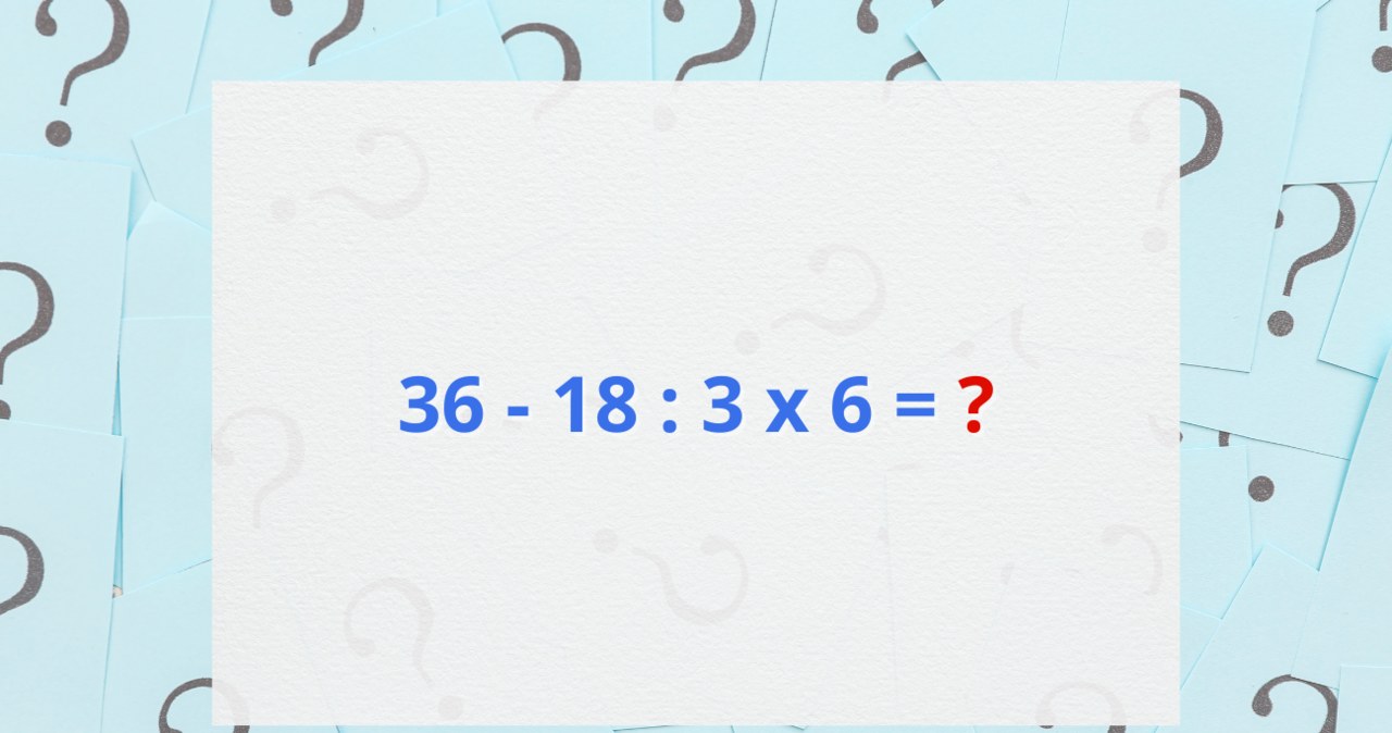 Rozwiążesz zagadkę matematyczną z haczykiem? /Canva Pro