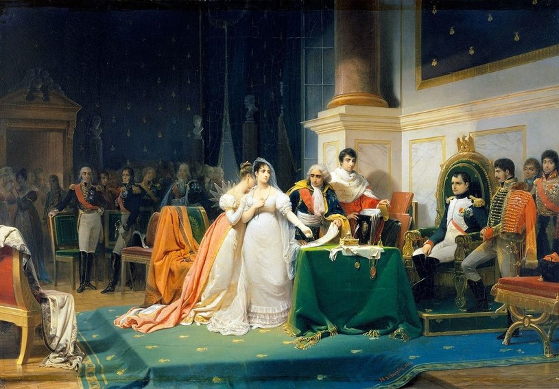 Rozwód Józefiny i Napoleona Bonaparte /Henri Frédéric Schopin /Wikimedia
