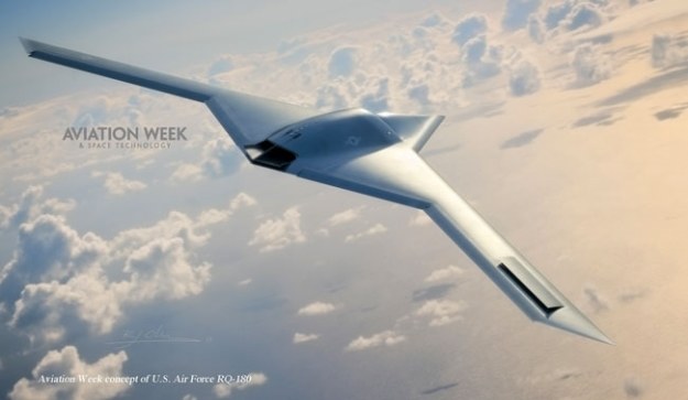 RQ-180 - wizualizacja.   Fot. Aviation Week & Space Technology /materiały prasowe