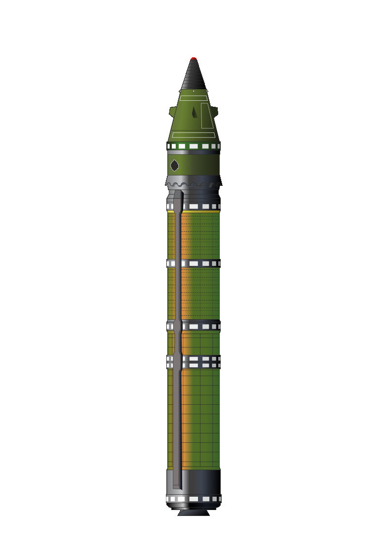RT-23 rozwijany był od lat 70. Stanowił jeden z międzykontynentalnych pocisków ICBM, który mógł przenosić głowice nuklearne /Wikipedia
