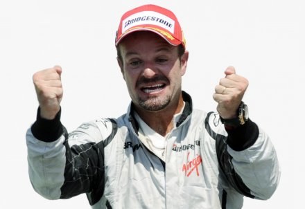 Rubens Barrichello był najlepszy podczas GP Europy /AFP