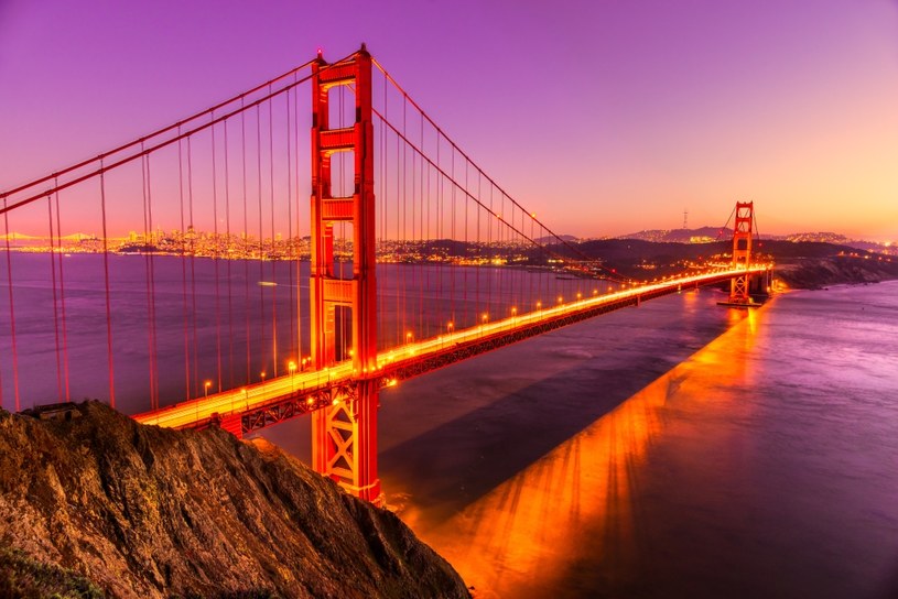 Ruch bezwizowy do USA nie dla pracowników... Nz. most Golden Gate w San Francisco /123RF/PICSEL