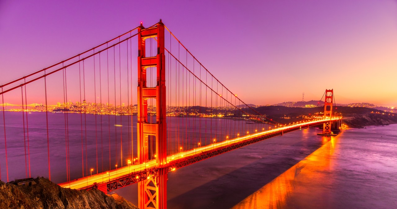 Ruch bezwizowy do USA nie dla pracowników... Nz. most Golden Gate w San Francisco /123RF/PICSEL