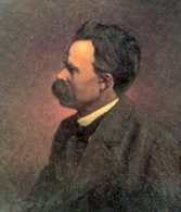 Rudolf Köselik, Fryderyk Nietzsche, obraz wg litografii z 1883 r., 1901 /Encyklopedia Internautica