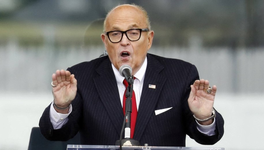 Rudy Giuliani /Gripas Yuri/ABACA  /PAP/EPA