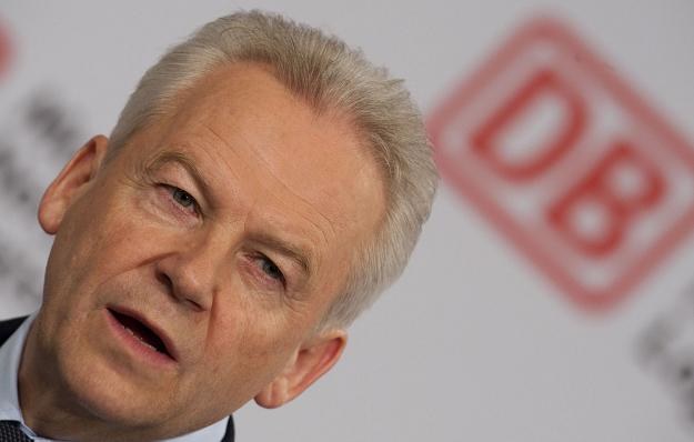 Ruediger Grube, prezes Deutsche Bahn /AFP