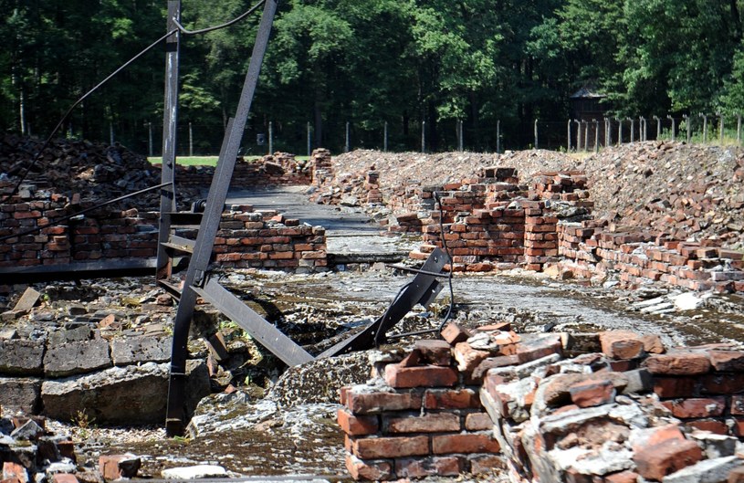 Ruiny krematorium nr 5 w Birkenau gdzie zgładzono ponad 2 tys. Romów /M. Lasyk /Reporter