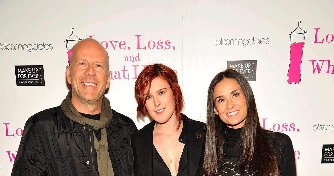 Rumer Willis z rodzicami /Joe Corrigan /Getty Images