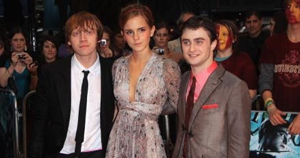 Rupert Grint, Emma Watson, Daniel Radcliffe - fot. Tim Whitby /Getty Images/Flash Press Media