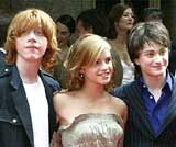 Rupert Grint, Emma Watson i Daniel Radcliffe /