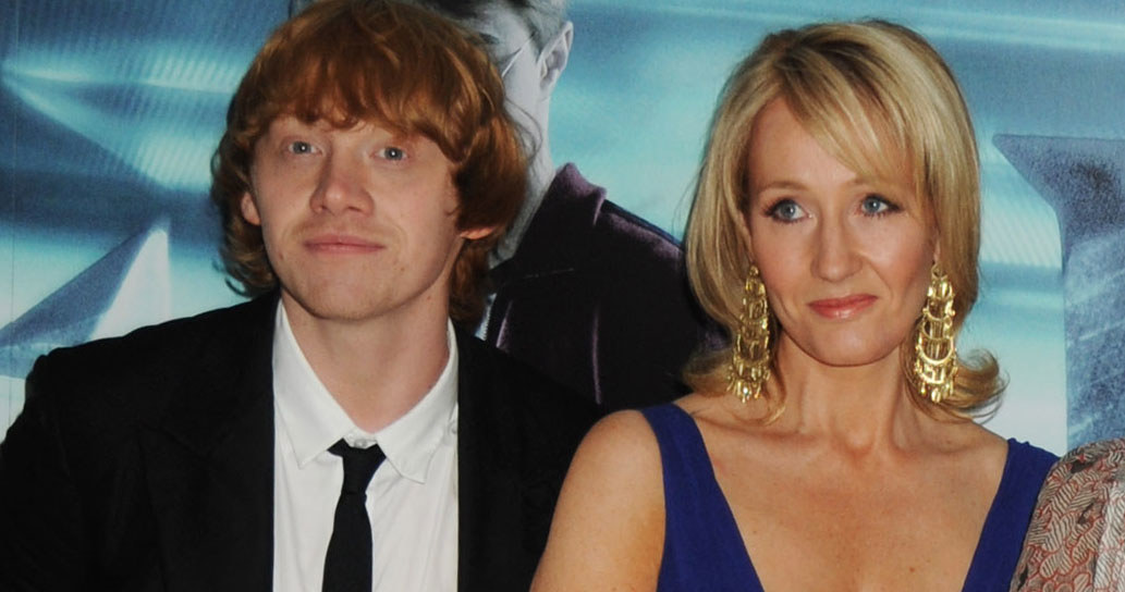 Rupert Grint i J.K. Rowling /Dave M. Benett /Getty Images