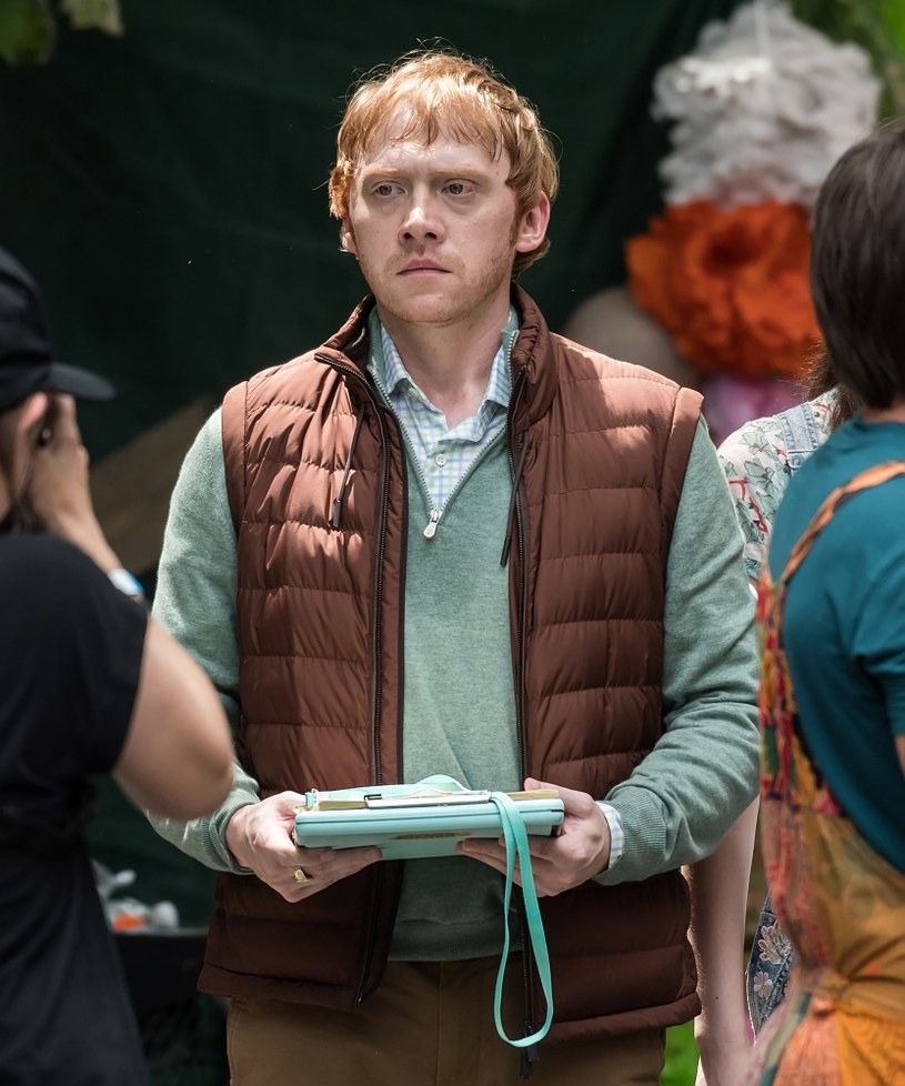 Rupert Grint na planie serialu "Servant" w 2021 roku /Gilbert Carrasquillo/GC Images /Getty Images