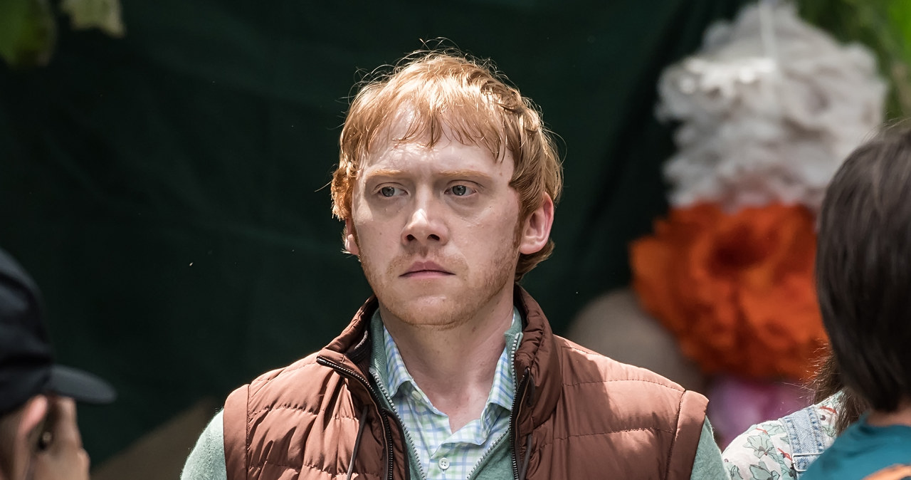 Rupert Grint na planie serialu "Servant" w 2021 roku /Gilbert Carrasquillo/GC Images /Getty Images