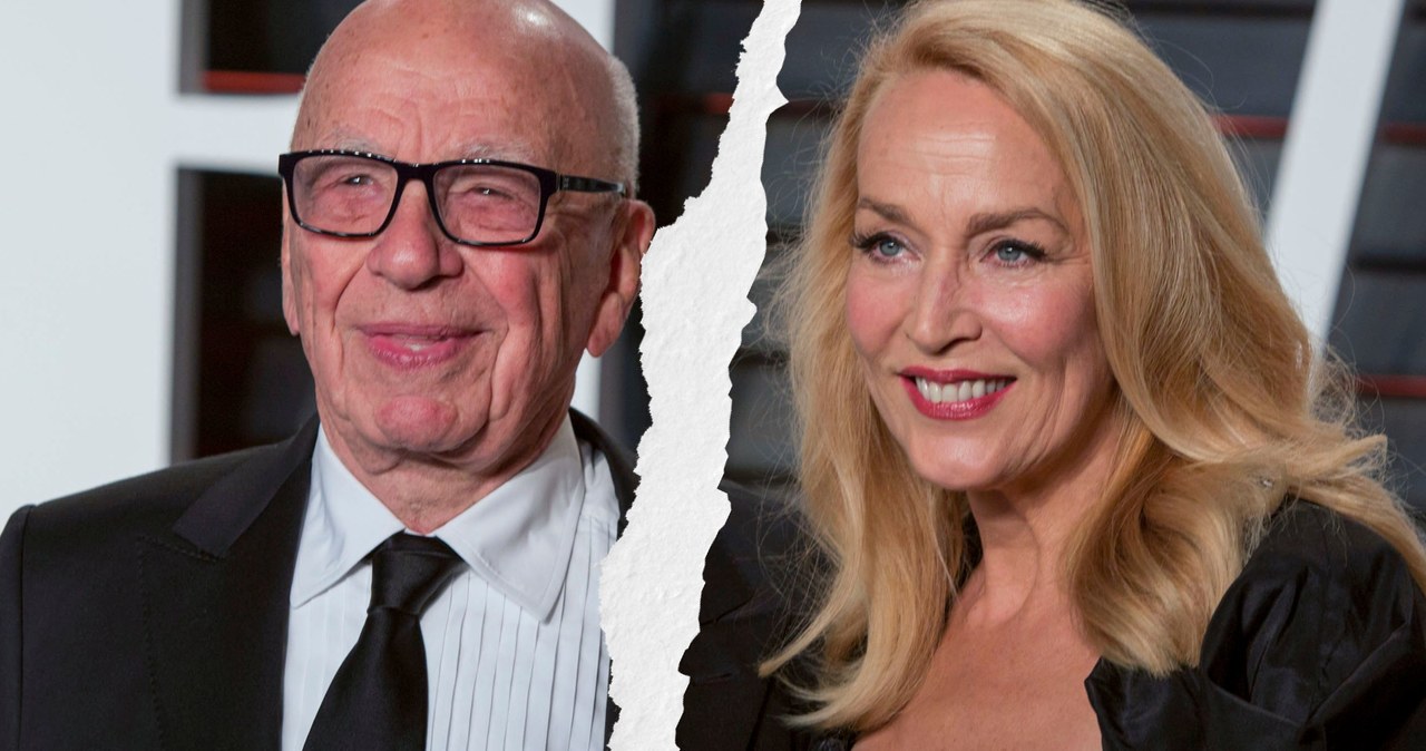 Rupert Murdoch rozwodzi się z Jerry Hall /Javier Rojas /Agencja FORUM