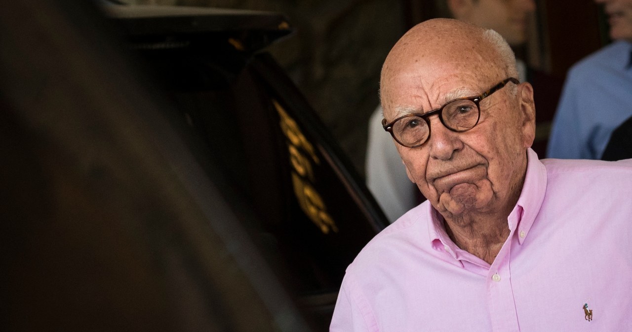 Rupert Murdoch w wieku blisko 93 lat planuje swój piąty w życiu ślub /Drew Angerer / GETTY IMAGES NORTH AMERICA /AFP
