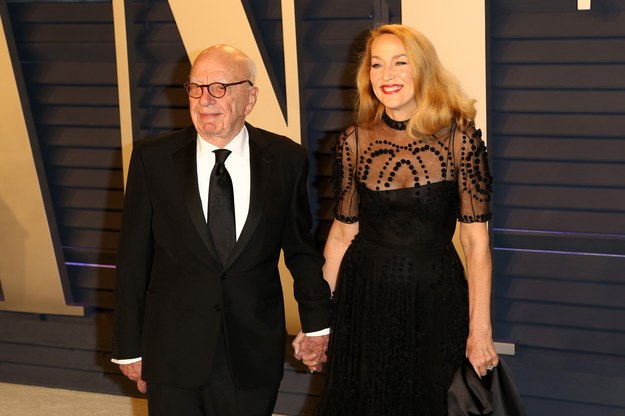 Rupert Murdoch z byłą żoną Jerry Hall /Shutterstock