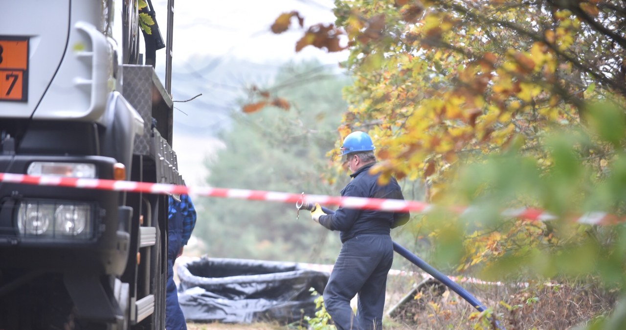 Rurociąg uszkodzony z powodu nielegalnego odwiertu